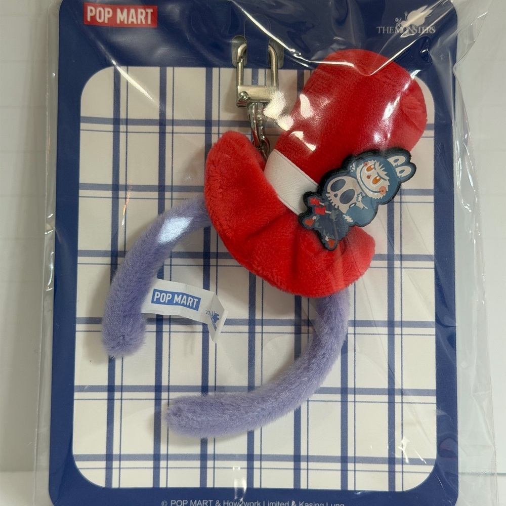 Pop Mart The Monsters Labubu & Tycoco Mini Headband Keychain